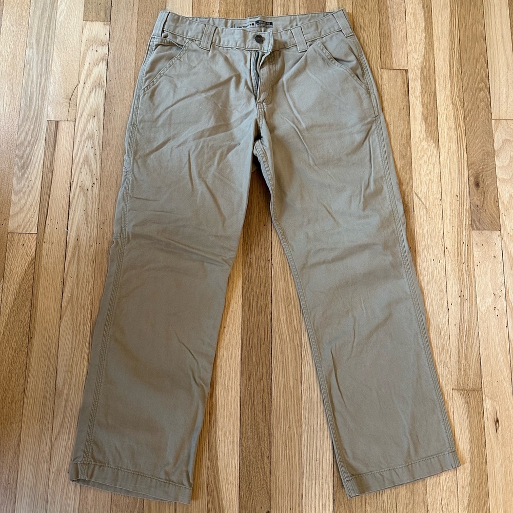 Carhartt Men's Khaki 5 pocket pants 32x30